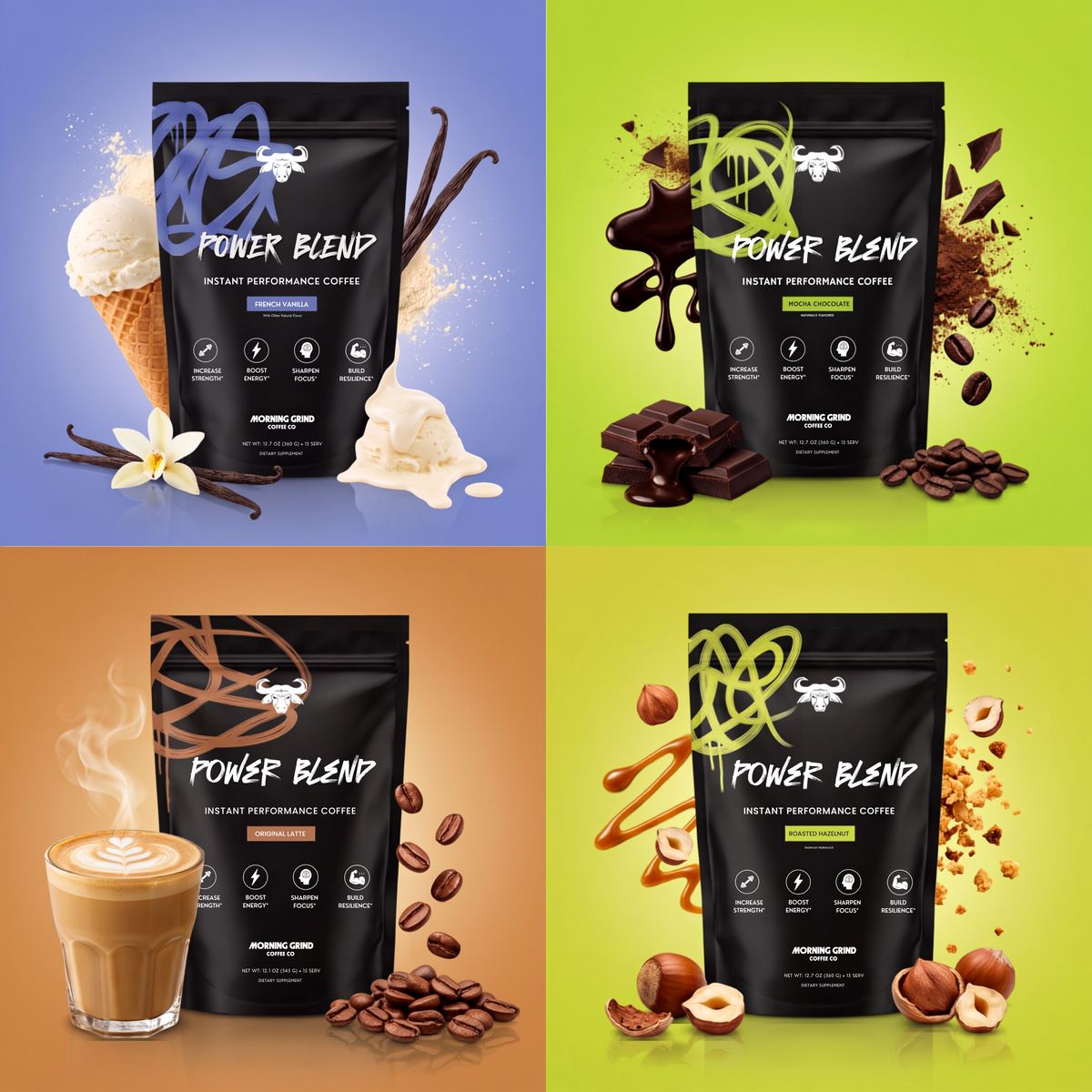 Power Blend Instant Performance Coffee