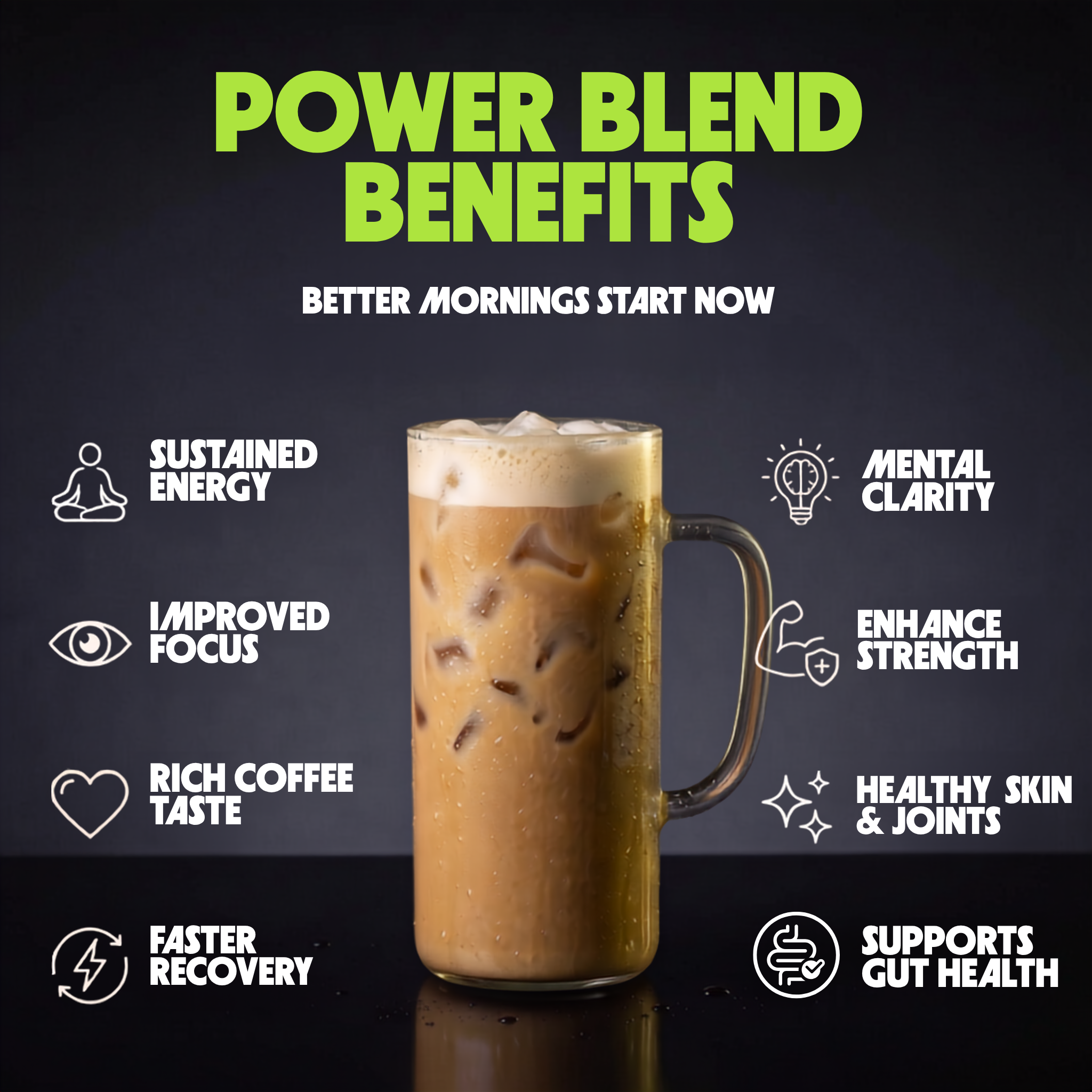 Power Blend Instant Performance Coffee
