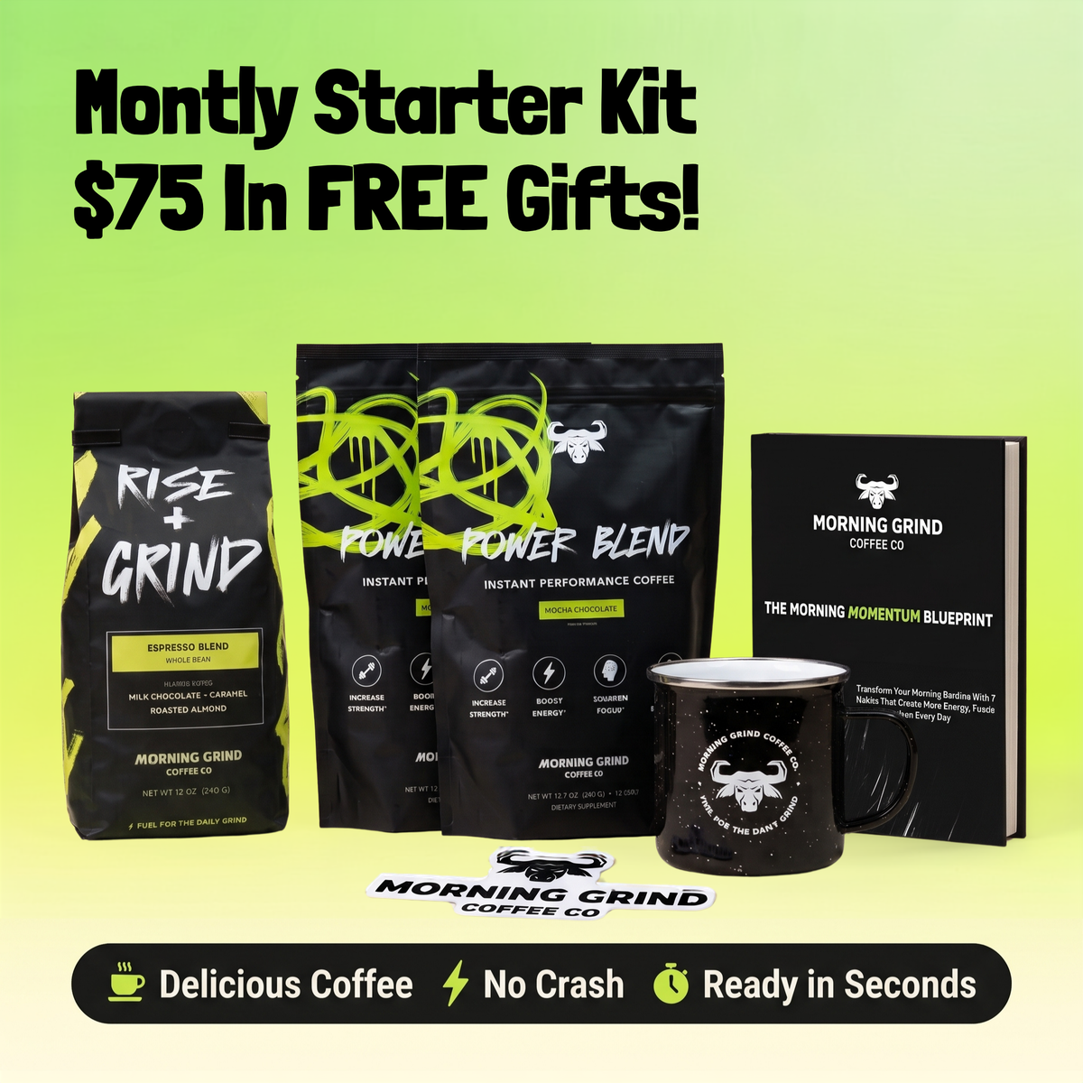 Power Blend Instant Performance Coffee